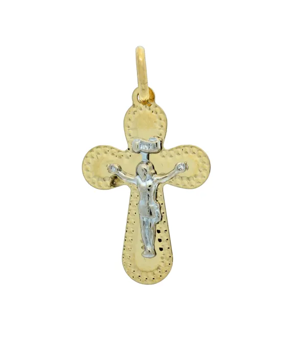 18CT T/T CRUCIFIX 512